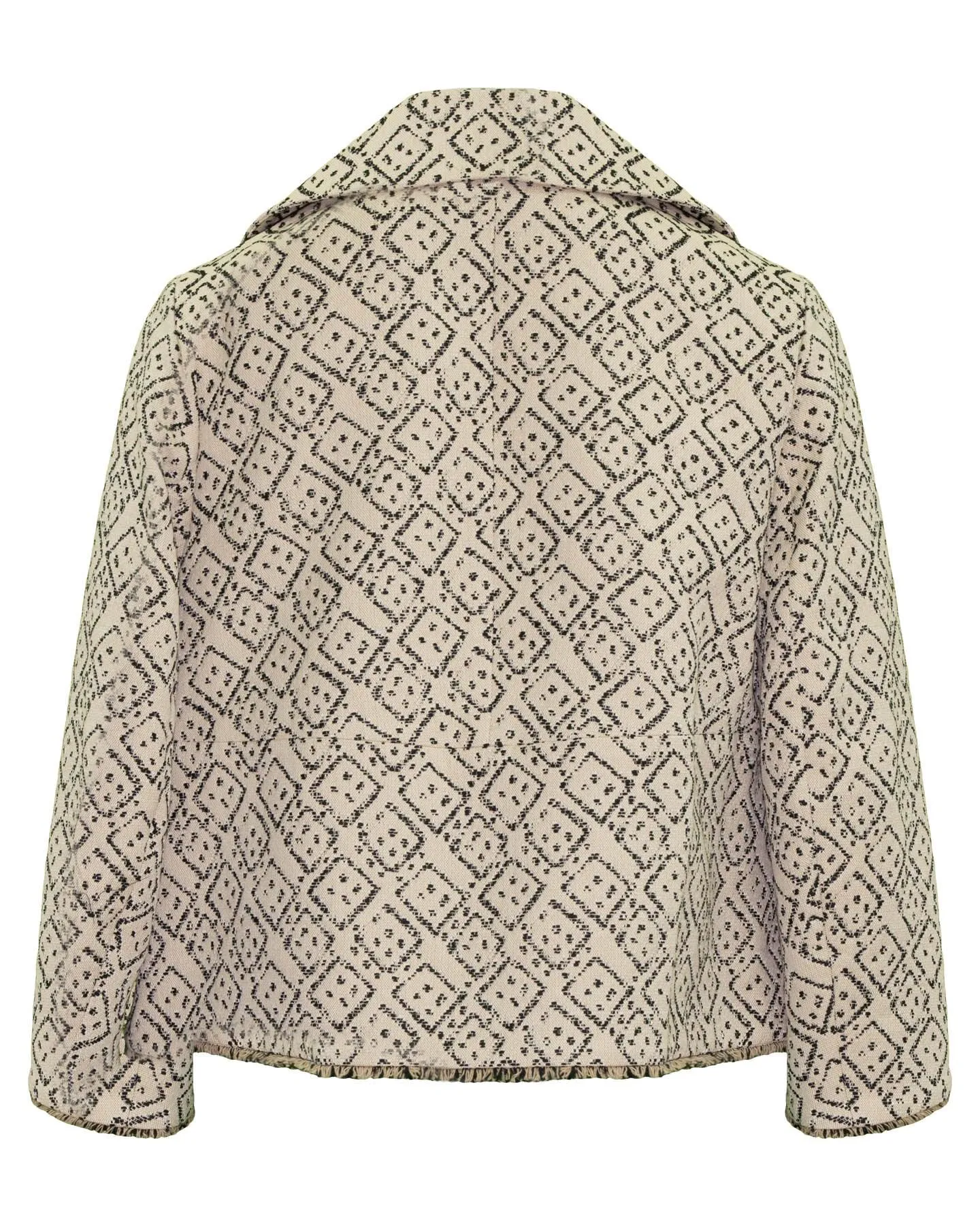 Domino Print Jacquard Jacket