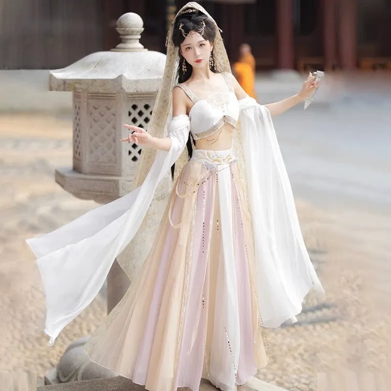 Dunhuang Fairies, Feitian Style Hanfu, Spring 拂霓