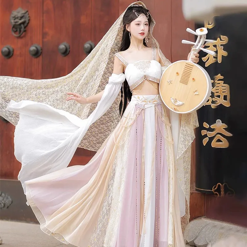 Dunhuang Fairies, Feitian Style Hanfu, Spring 拂霓