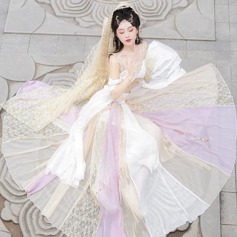 Dunhuang Fairies, Feitian Style Hanfu, Spring 拂霓