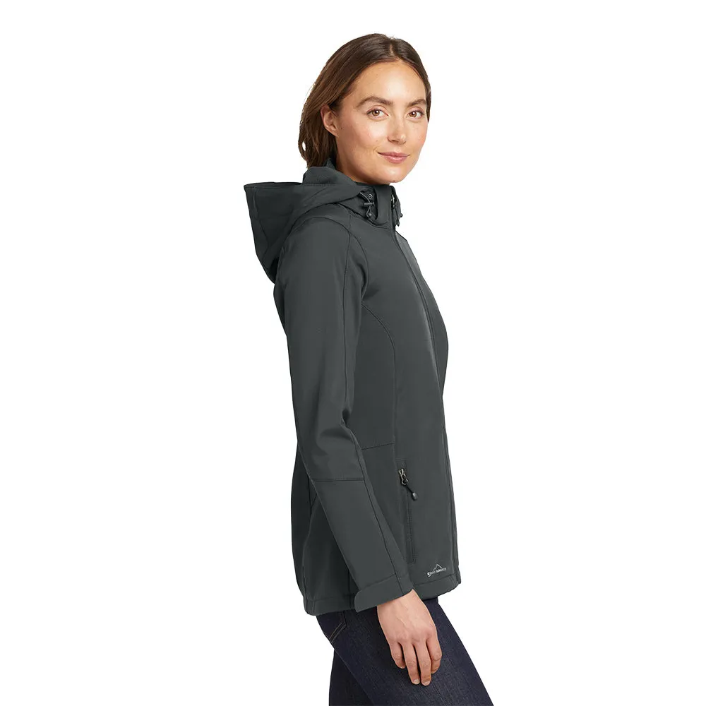 Eddie Bauer® Women's Hooded Soft Shell Parka - Grey Steel