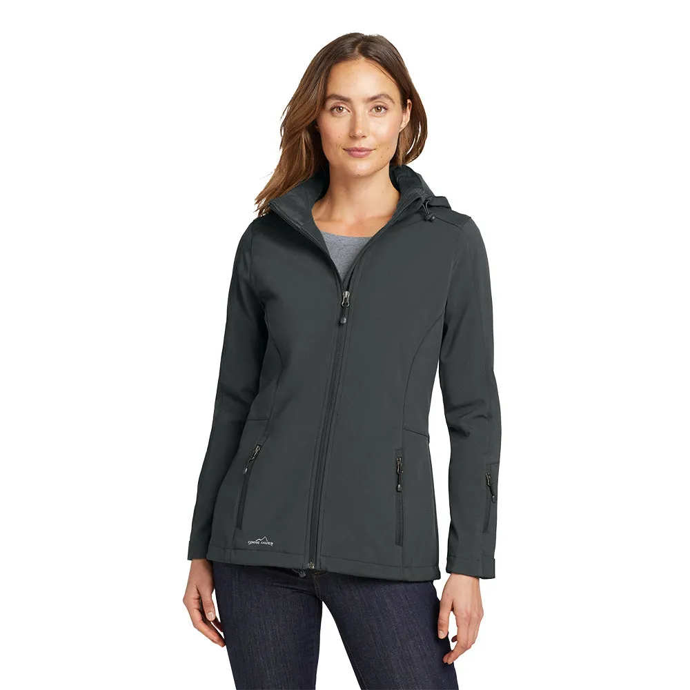 Eddie Bauer® Women's Hooded Soft Shell Parka - Grey Steel