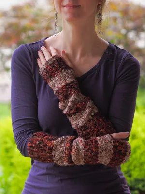 Enchanted Armwarmers Crochet Pattern DK Weight