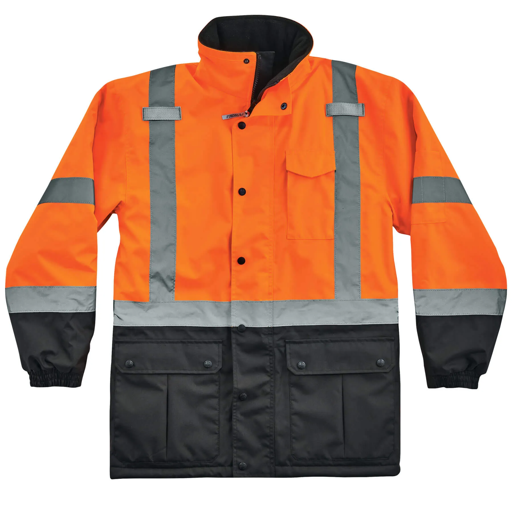 Ergodyne 25575 GloWear 8384 Type R Class 3 Thermal Parka, XL, HV Orange