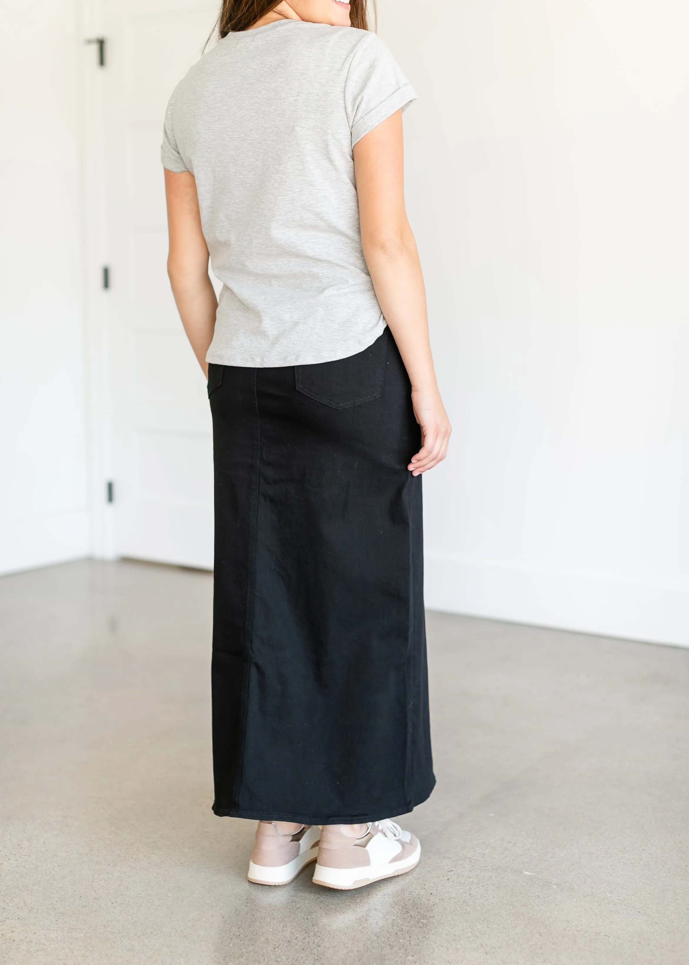 Faith Long Denim Maxi Skirt - FINAL SALE