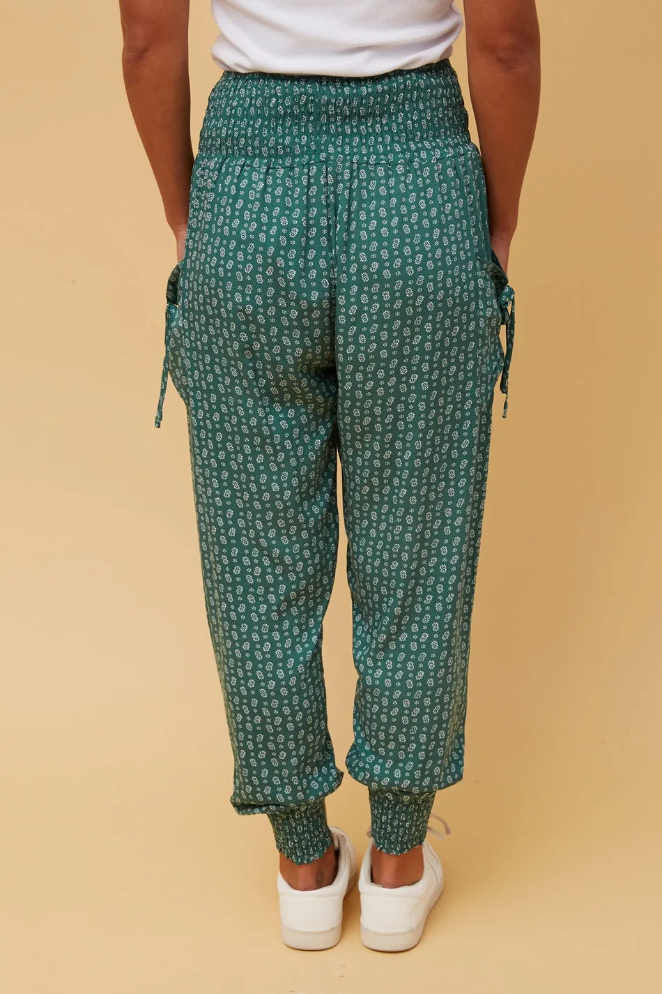 FLORAL BOHO HAREM PANTS