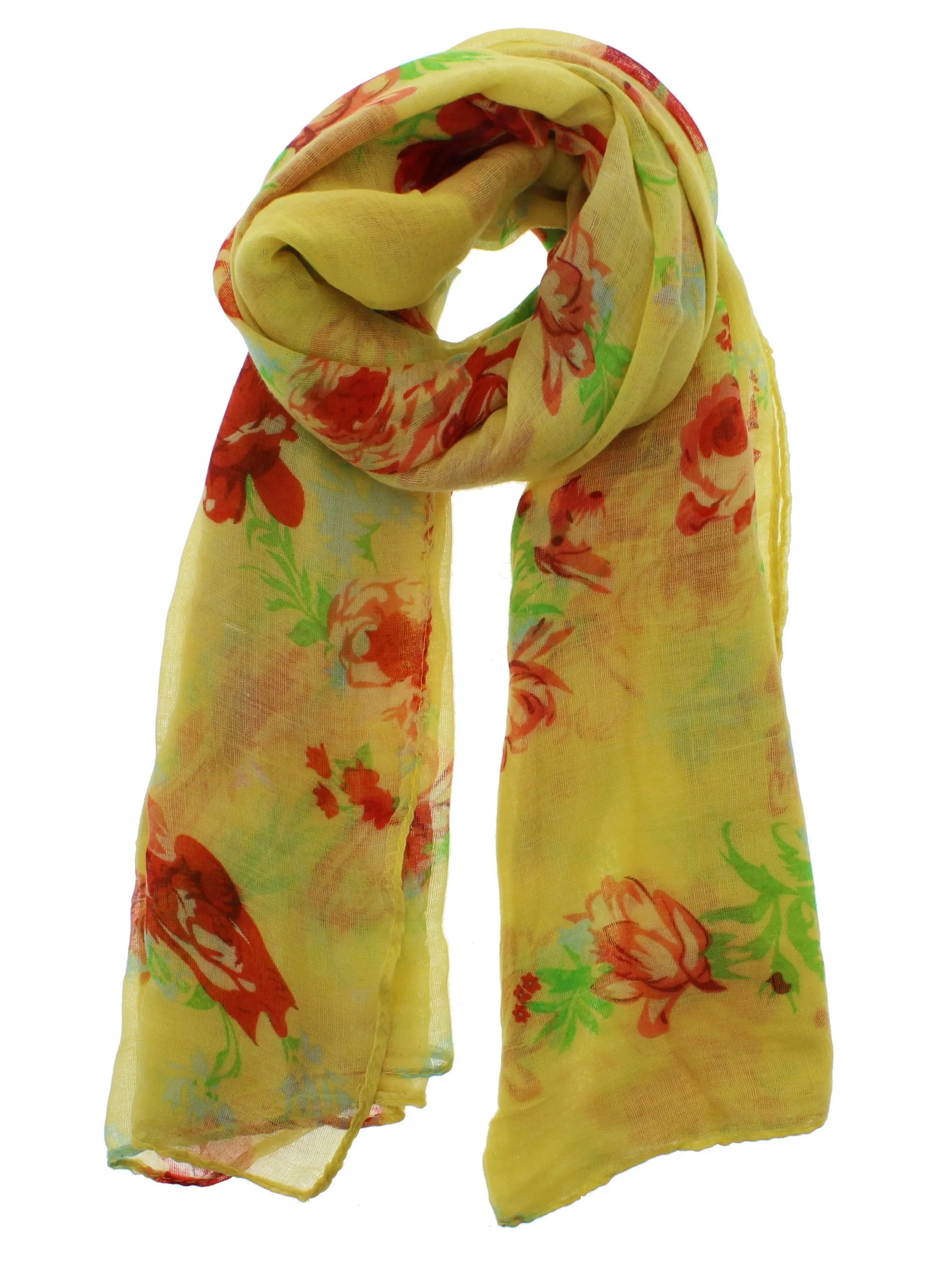 Floral Print Scarf