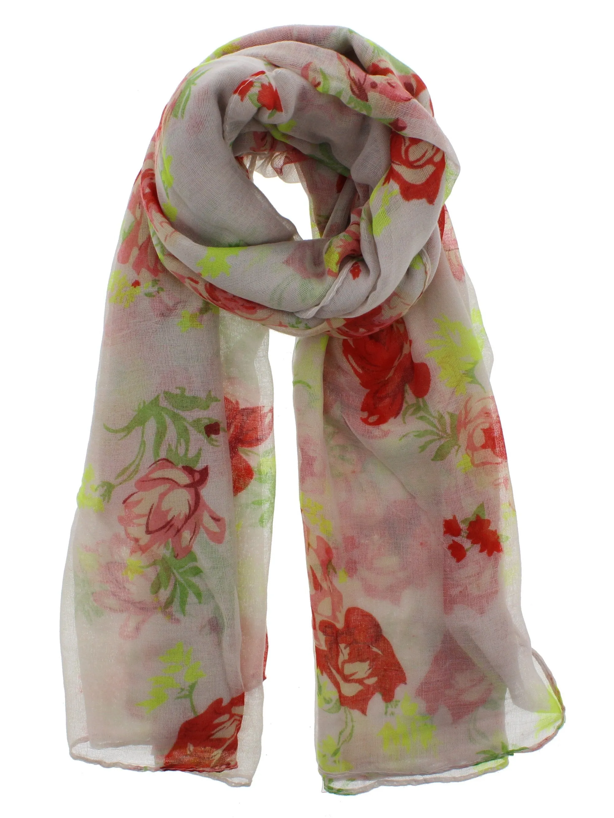 Floral Print Scarf