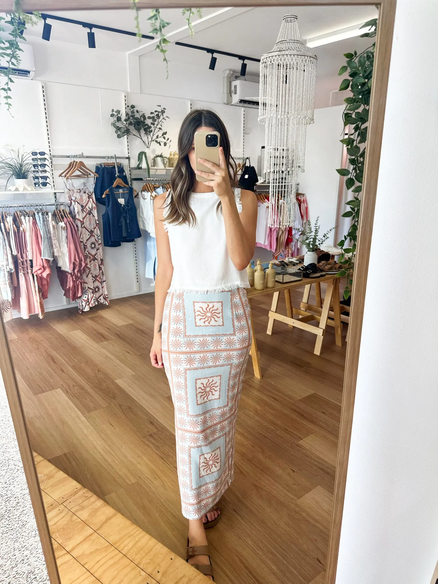 Flores Maxi Skirt