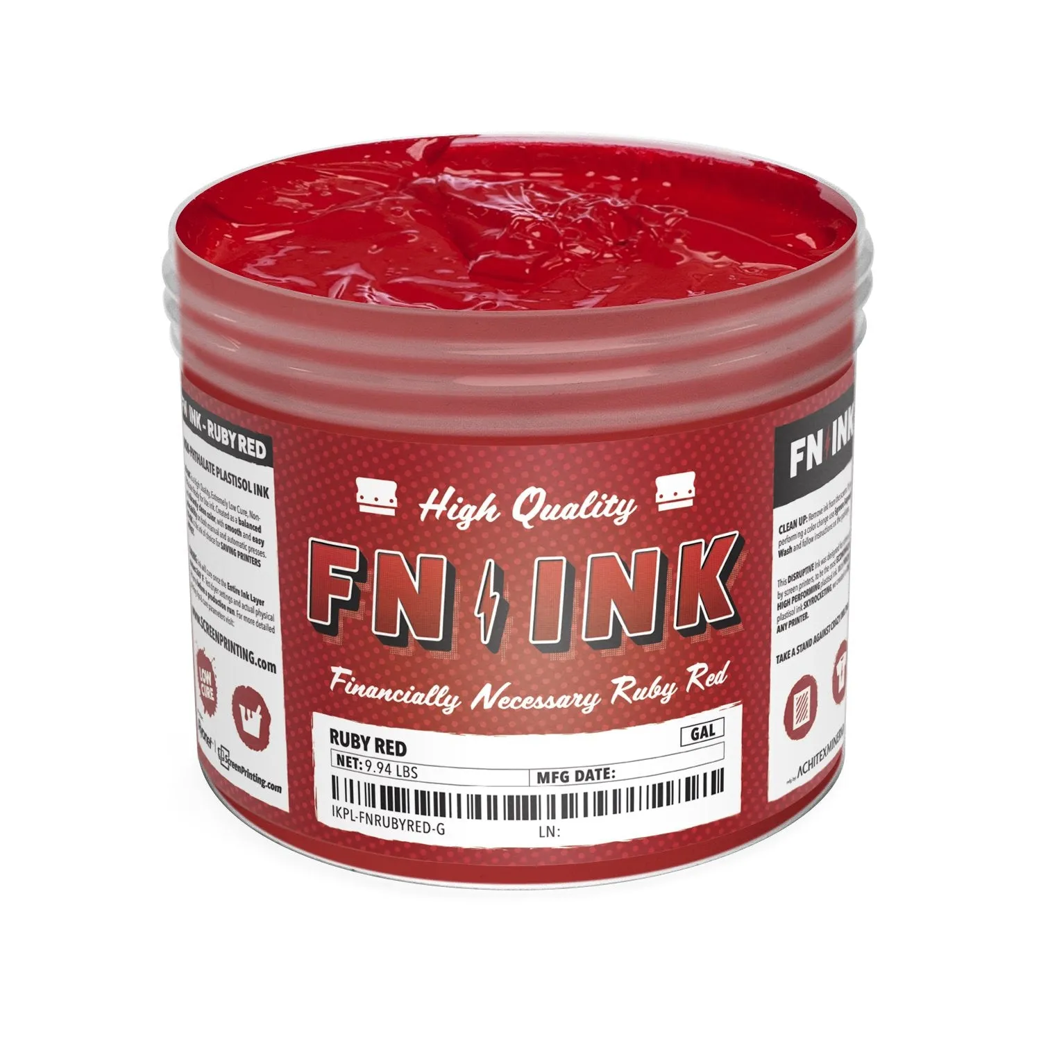 FN-INK™ Ruby Red Plastisol Ink