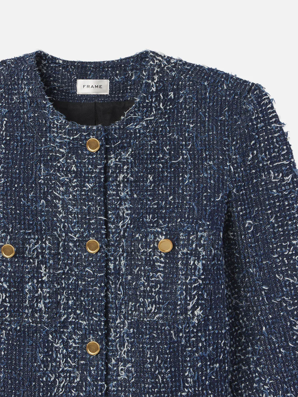 Frame - Denim Boucle Jacket in Magic