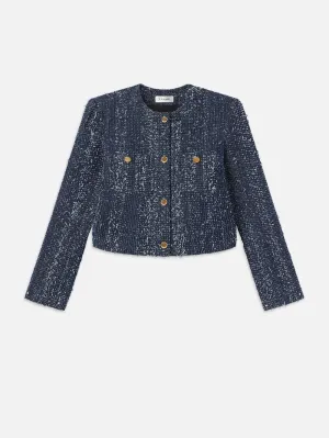 Frame - Denim Boucle Jacket in Magic