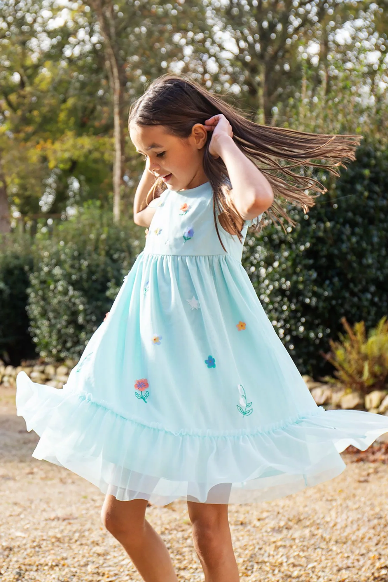 Frugi Girls Tilda Tulle Dress