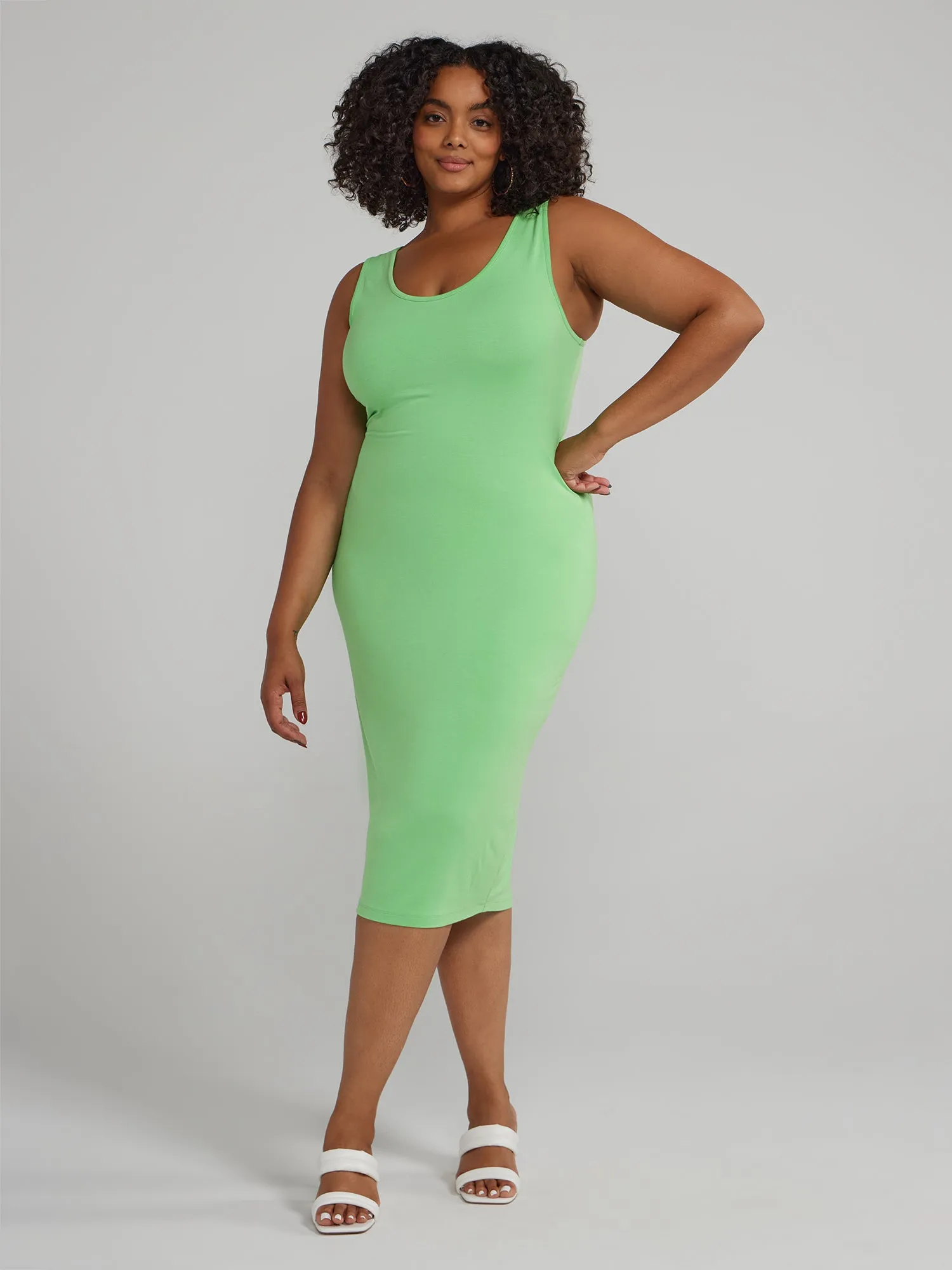 FTF Signature Sleeveless Everyday Midi Dress