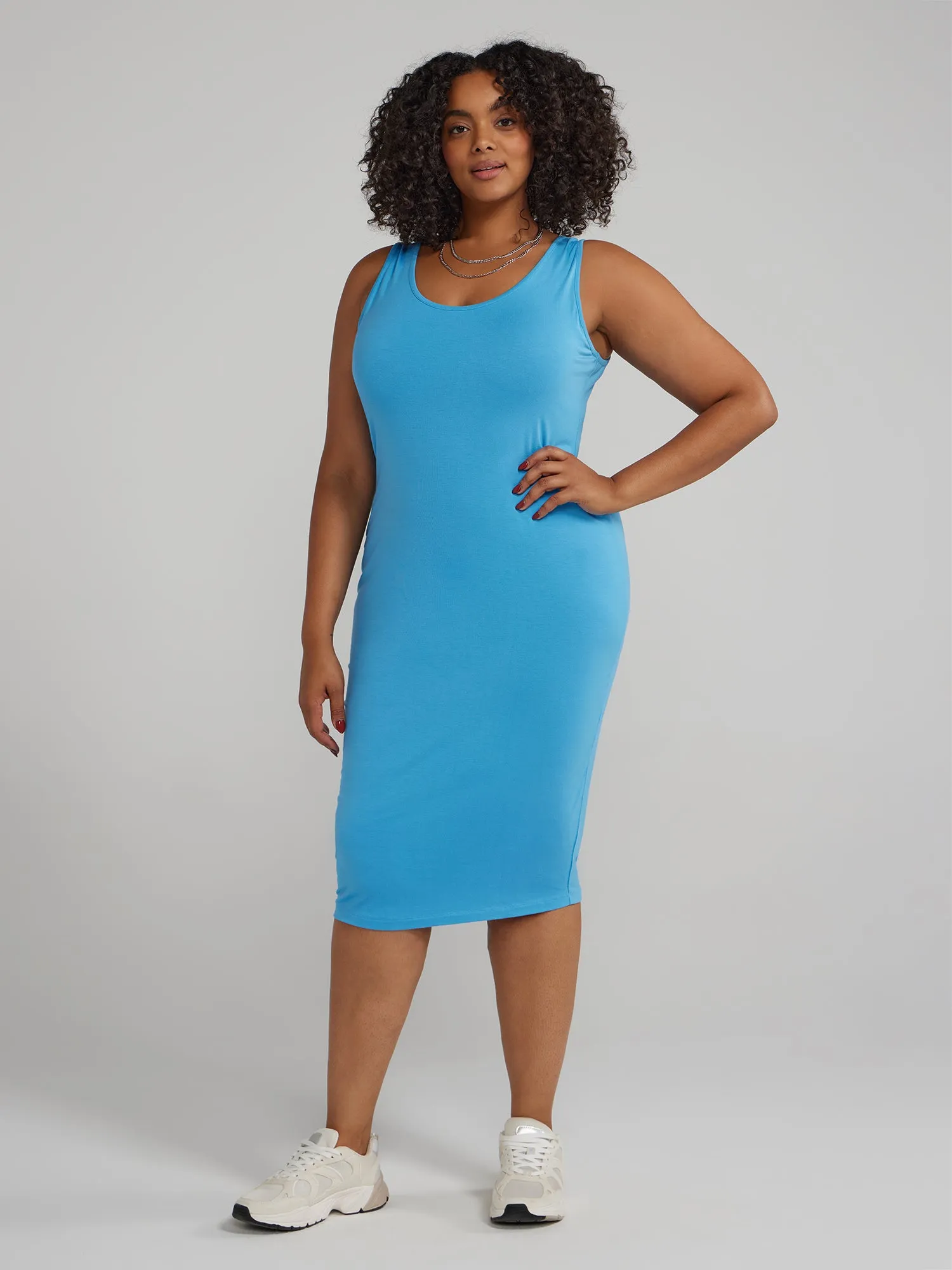 FTF Signature Sleeveless Everyday Midi Dress