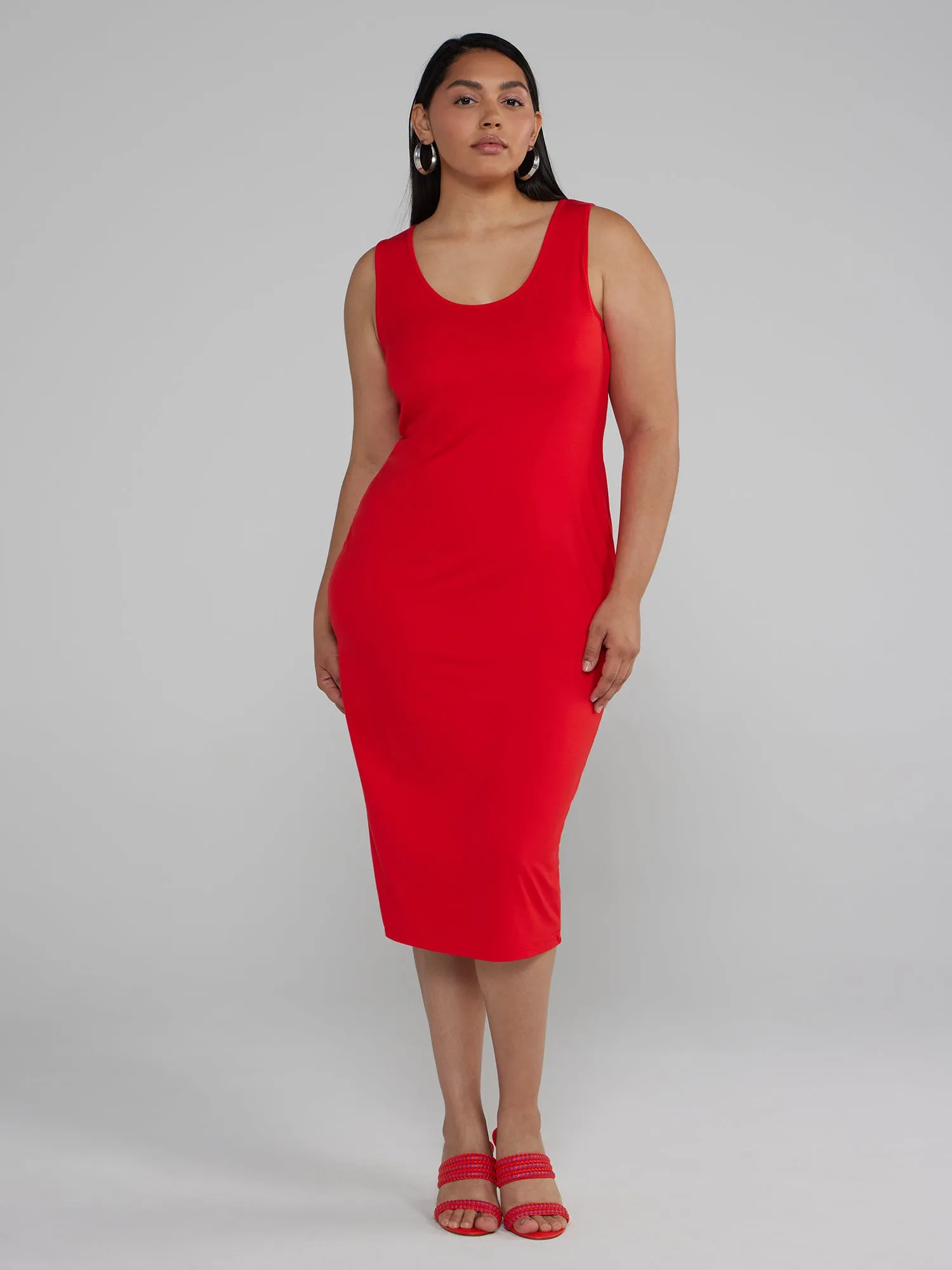 FTF Signature Sleeveless Everyday Midi Dress