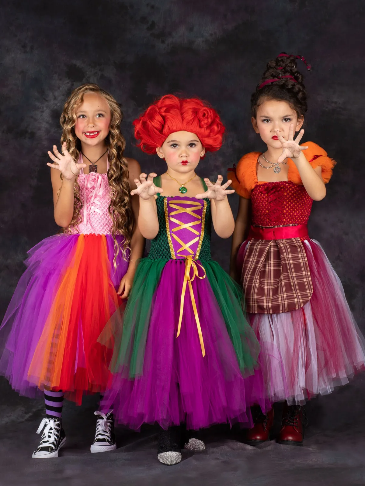 Girls Hocus Pocus Inspired Sarah Sanderson Costume Dress