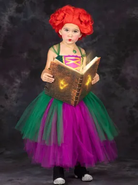 Girls Hocus Pocus Winifred Sanderson Inspired Costume Dress