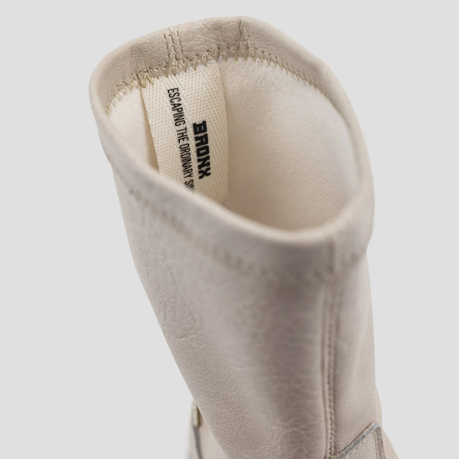 Groovy Stretch Winter White Chelsea Boots