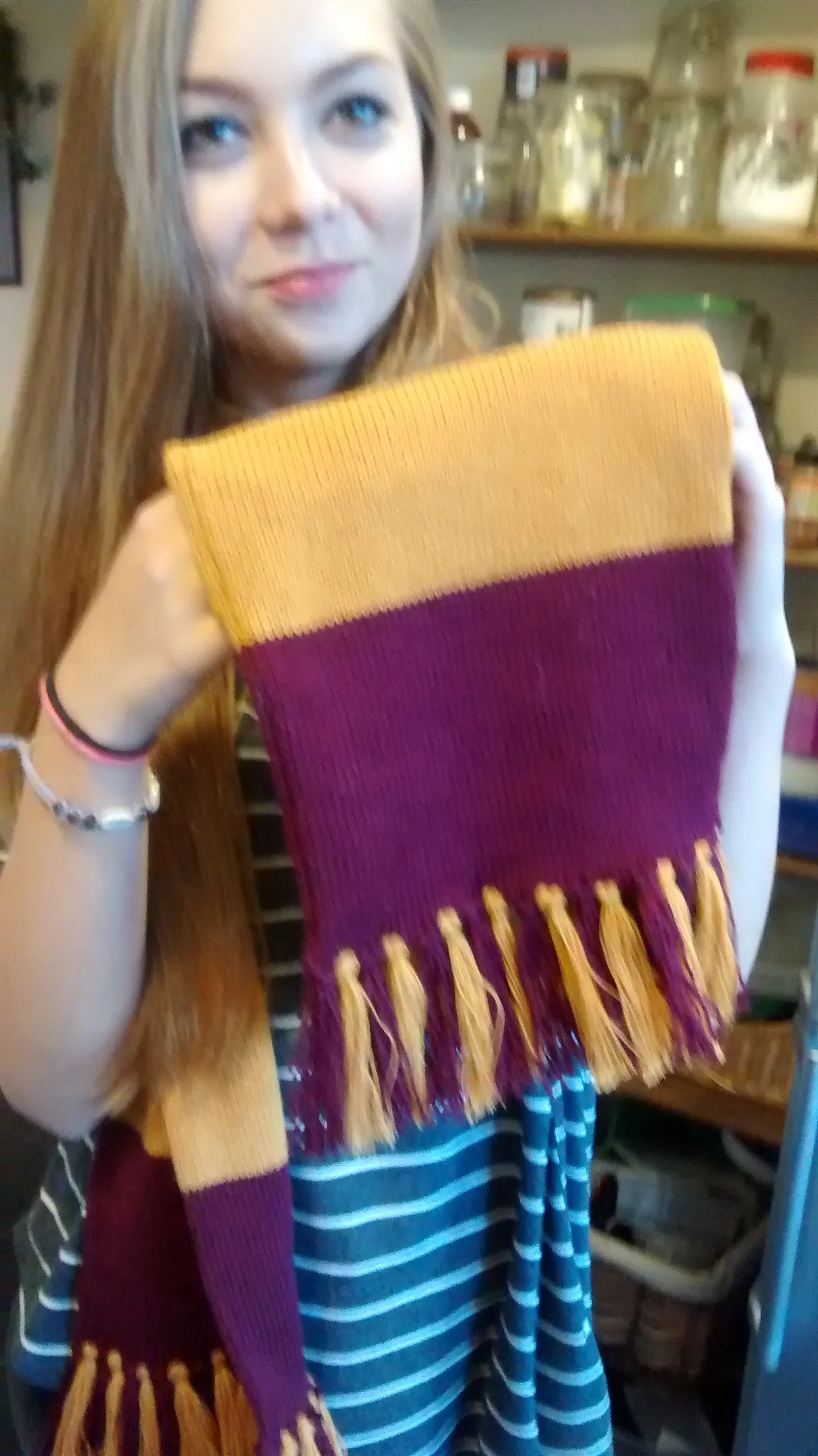 Gryffindor style year 1 onwards, Harry Potter inspired scarf,