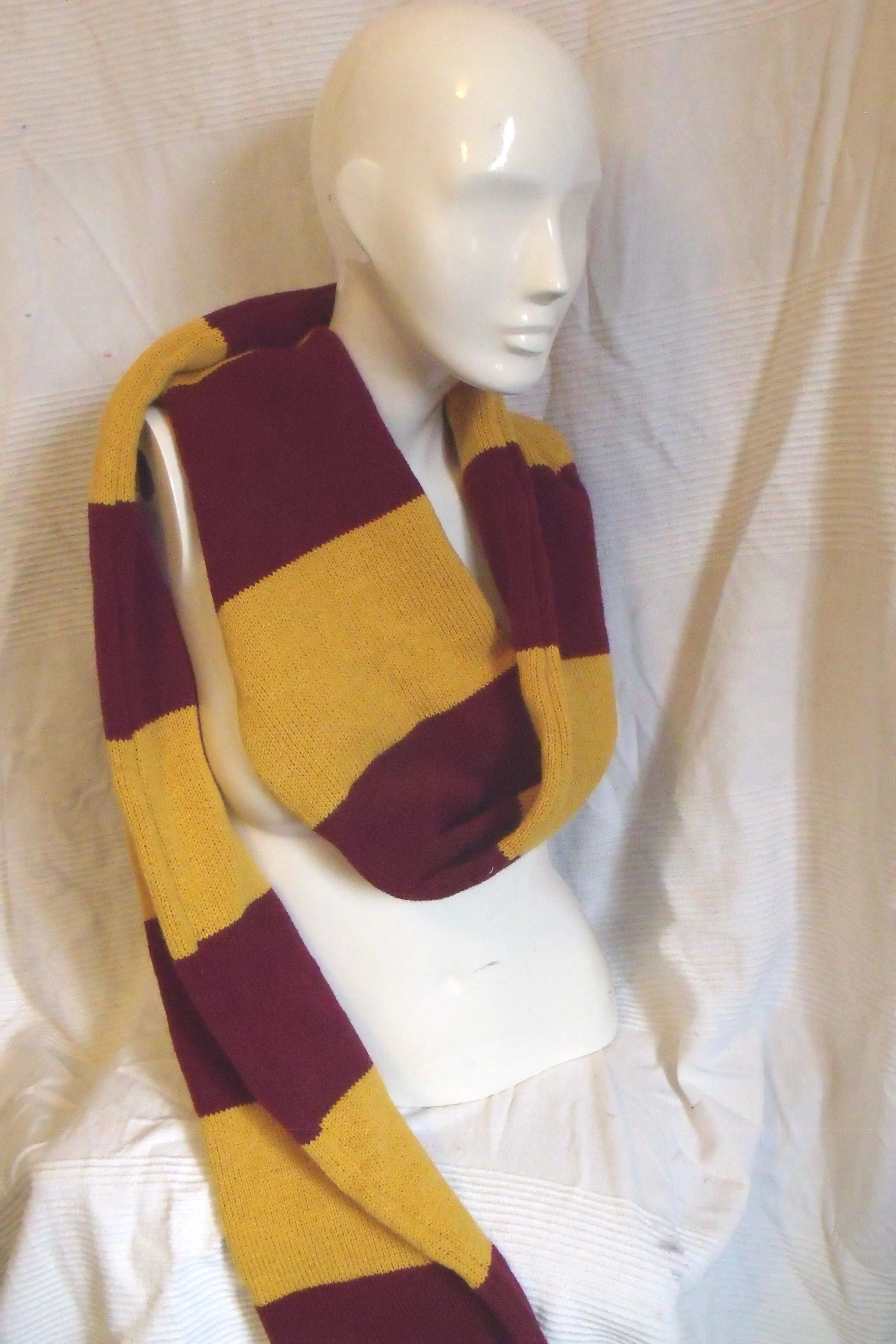 Gryffindor style year 1 onwards, Harry Potter inspired scarf,