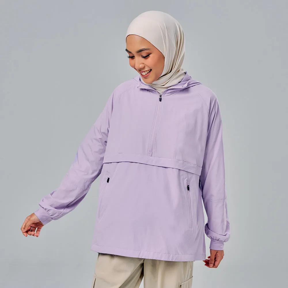 Half Zip Parka - Lilac