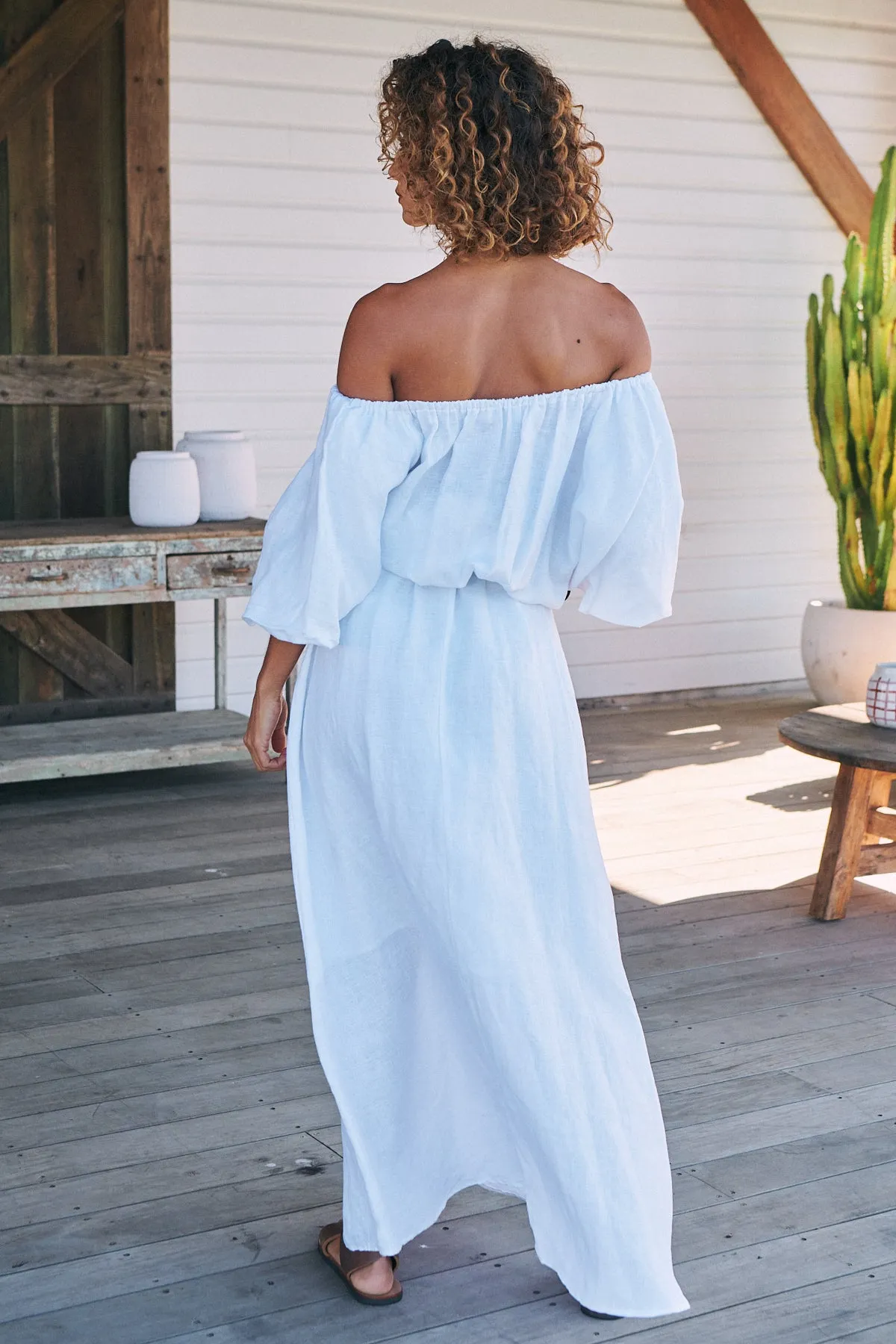 HALLIE MAXI - White