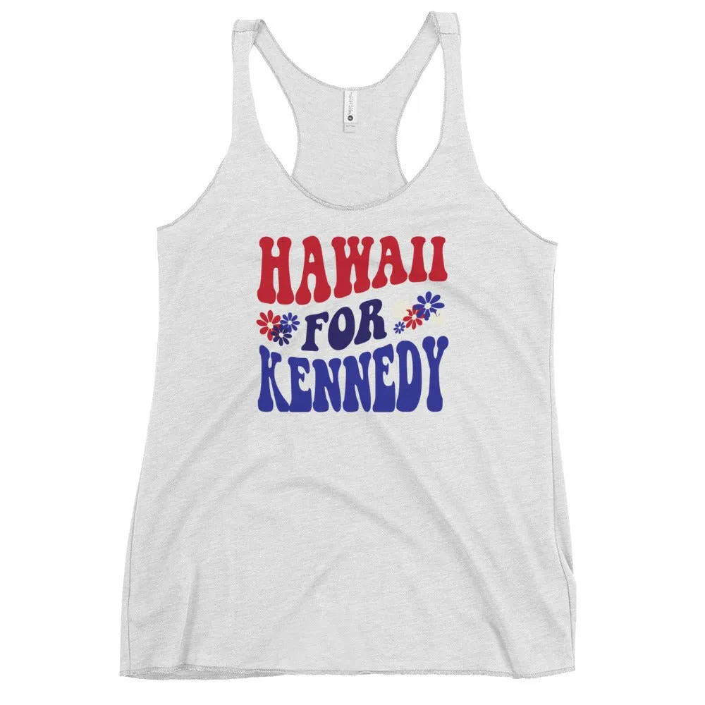 Hawaii for Kennedy Women's Racerback Tank