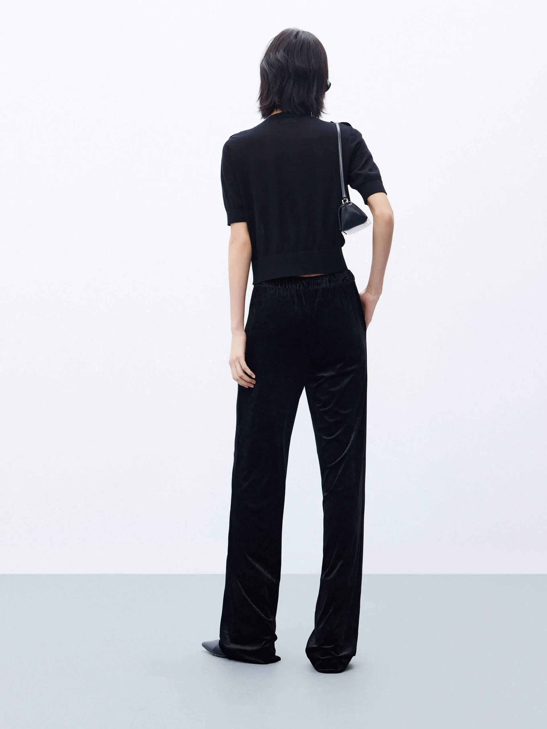 High Waist Drawstring Pants