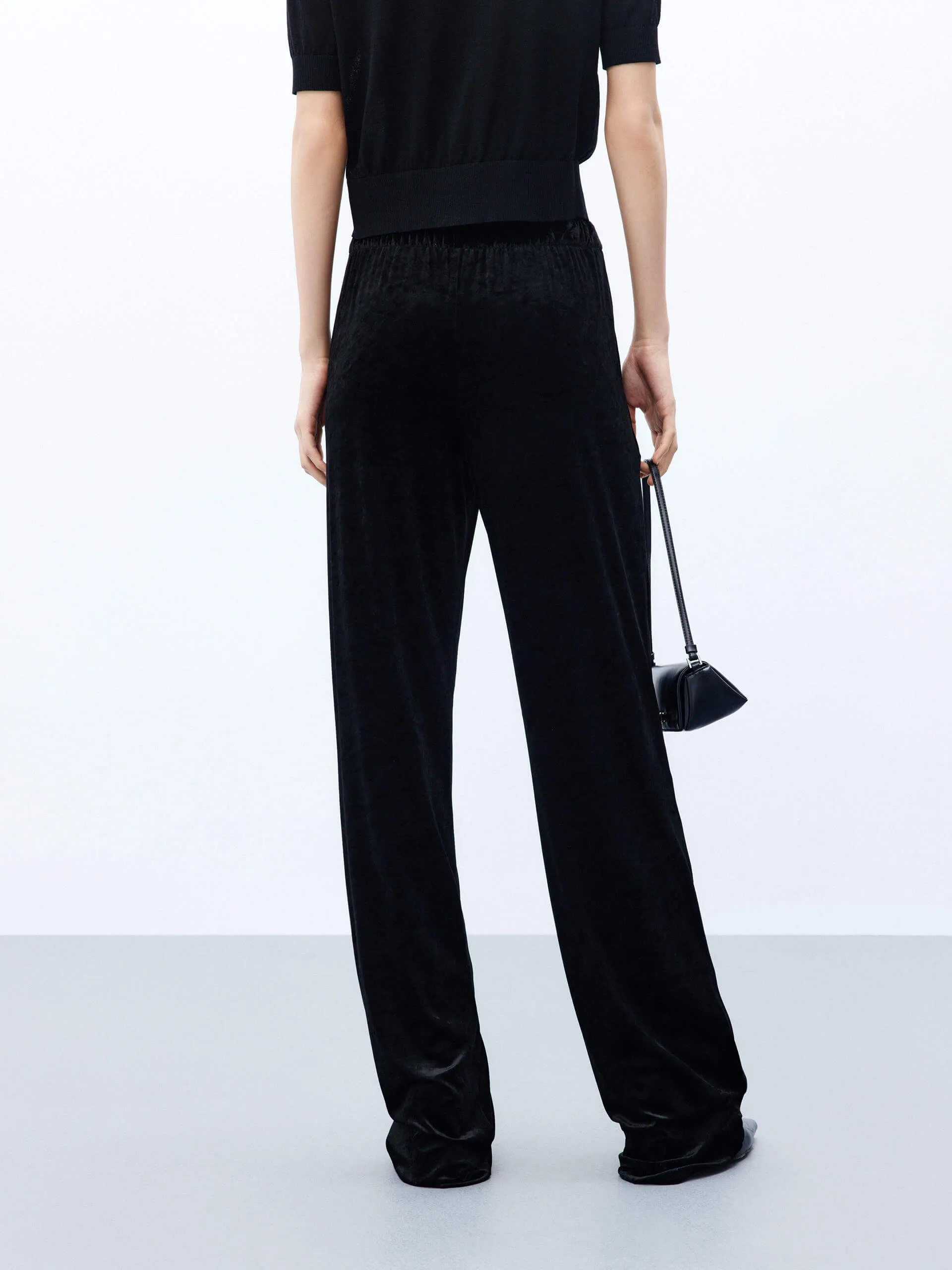 High Waist Drawstring Pants