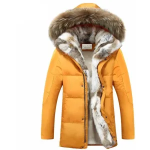 Hooded Down & Fur Parka