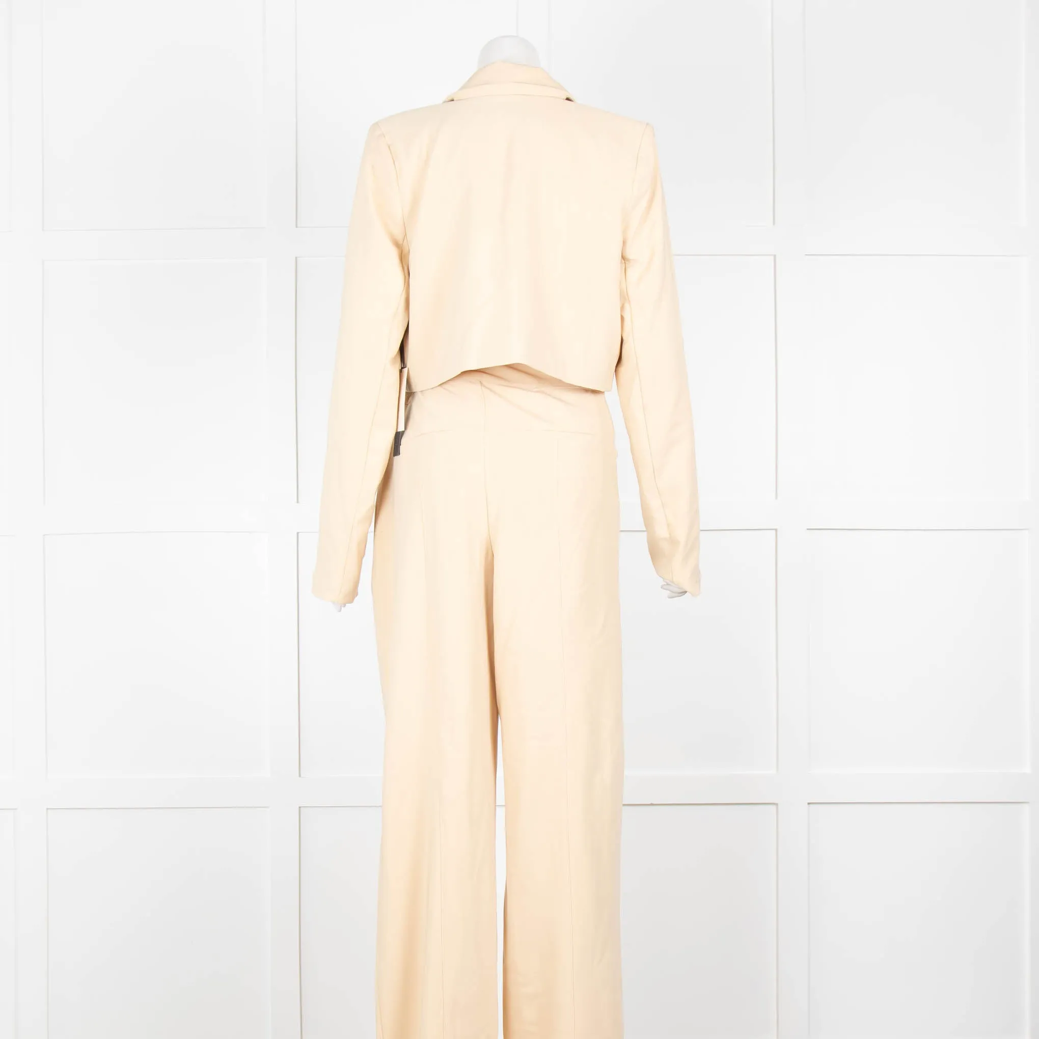 House of Harlow 1960 Pale Yellow Trouser Suit