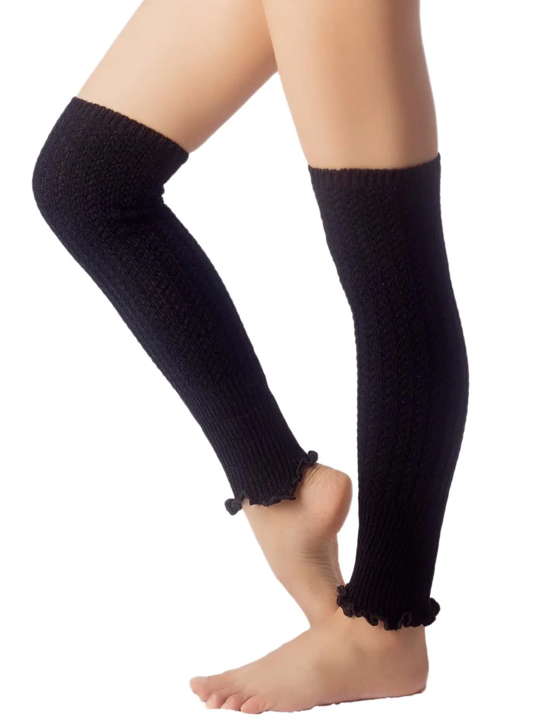 iB-iP Women's Ballet Dancer Running Aerobics Costume Stretch Leg Warmer