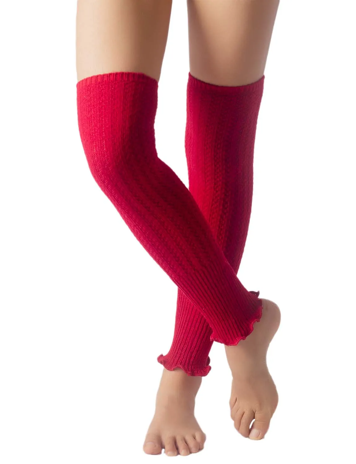 iB-iP Women's Ballet Dancer Running Aerobics Costume Stretch Leg Warmer