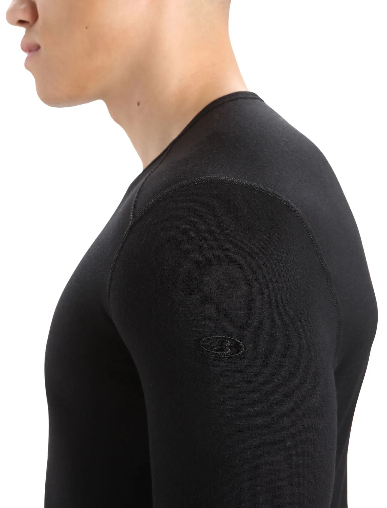 Icebreaker Men's Merino 200 Oasis Long Sleeve Crewe Thermal Top