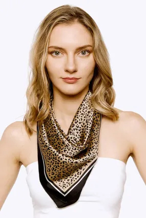 Ivory Leopard Scarf