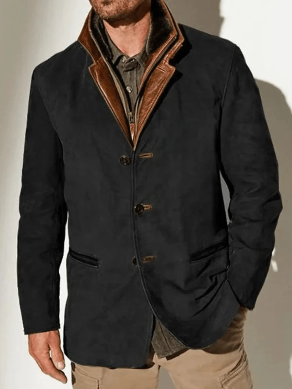 Jacket for Men Suede