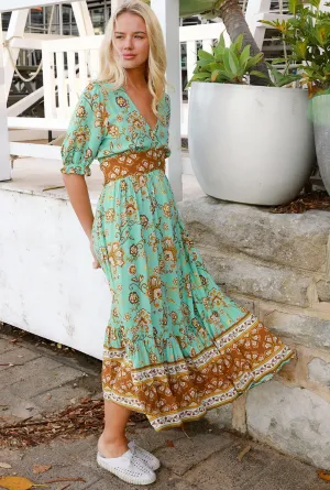 Journi Maxi Dress - Teal