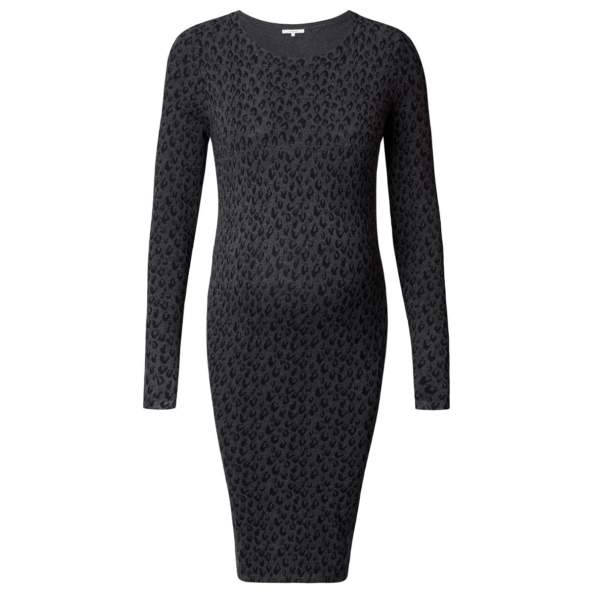 Kat Black Leopard Print Maternity Dress - Noppies