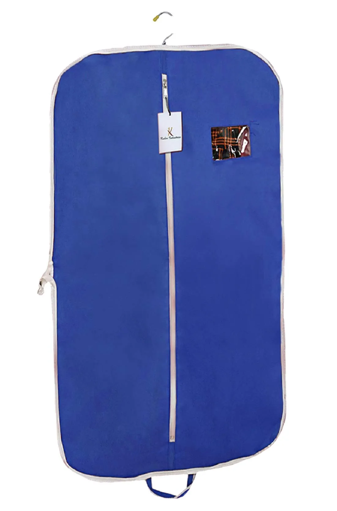 Kuber Industries 8 Pieces Foldable Non Woven Men's Coat Blazer Suit Cover (Royal Blue) -CTKTC041466