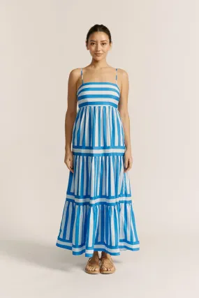 Lola Blue Stripe Maxi Dress