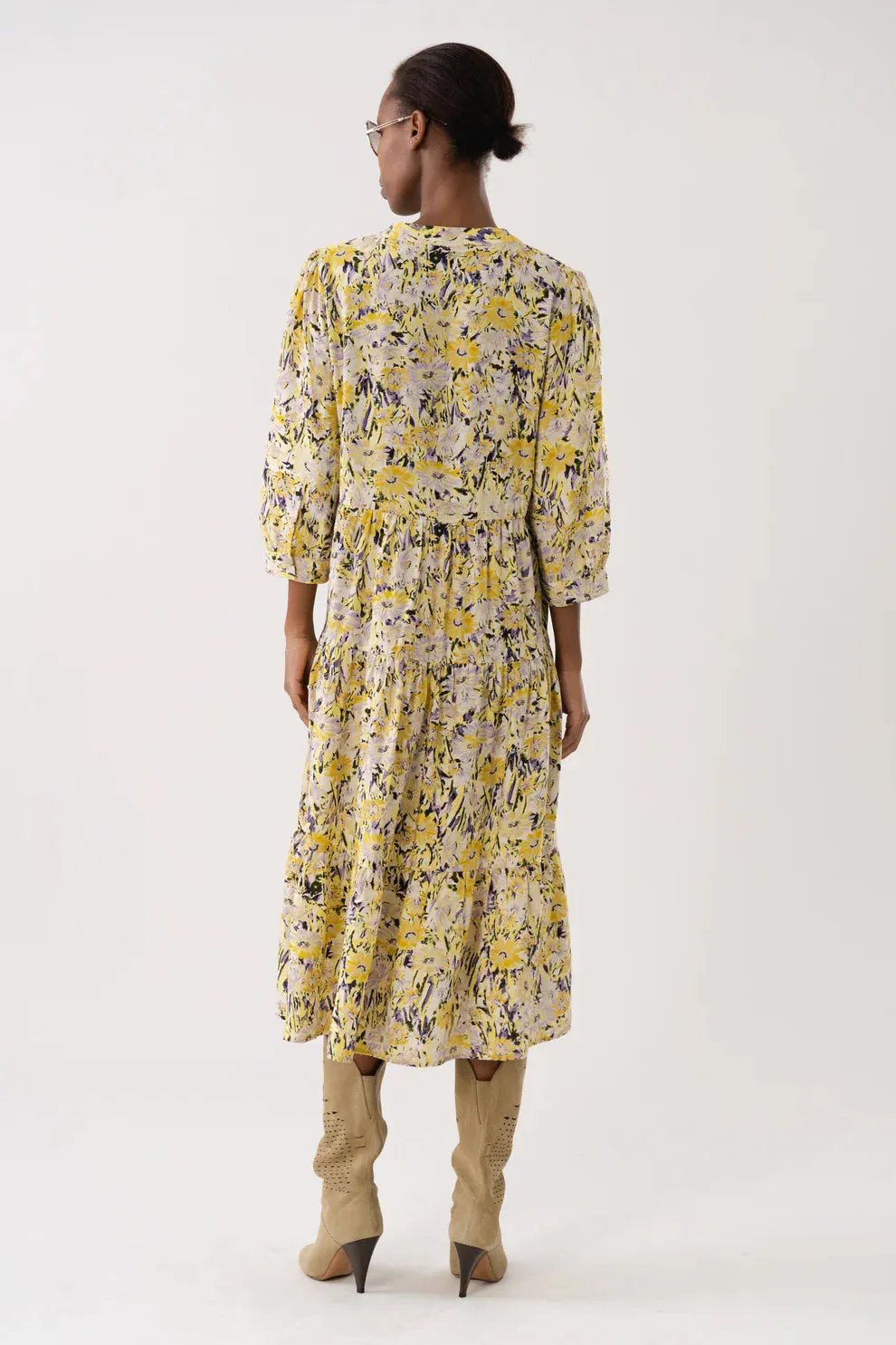 Lollys Laundry Flower Point Olivia Midi Dress