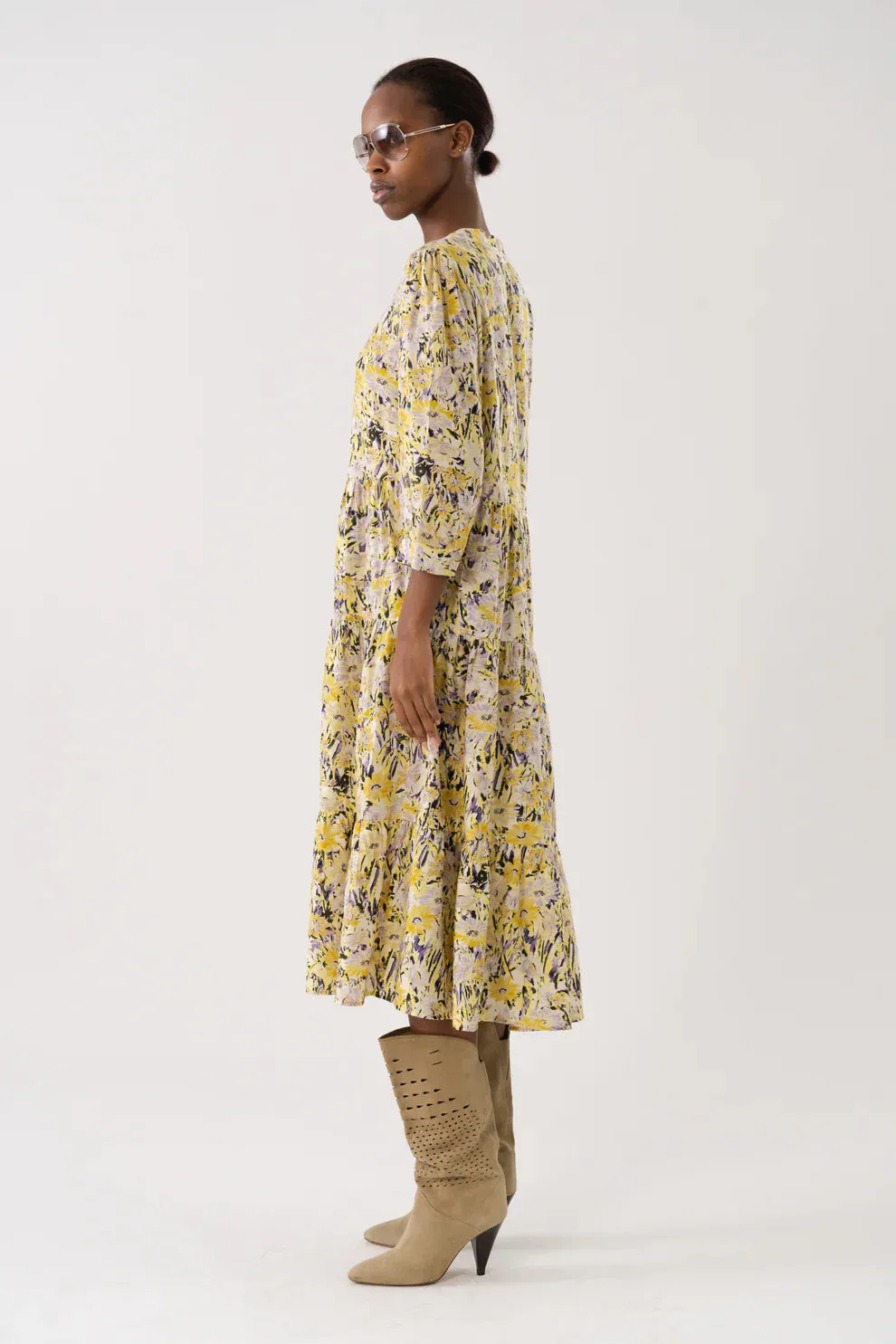 Lollys Laundry Flower Point Olivia Midi Dress