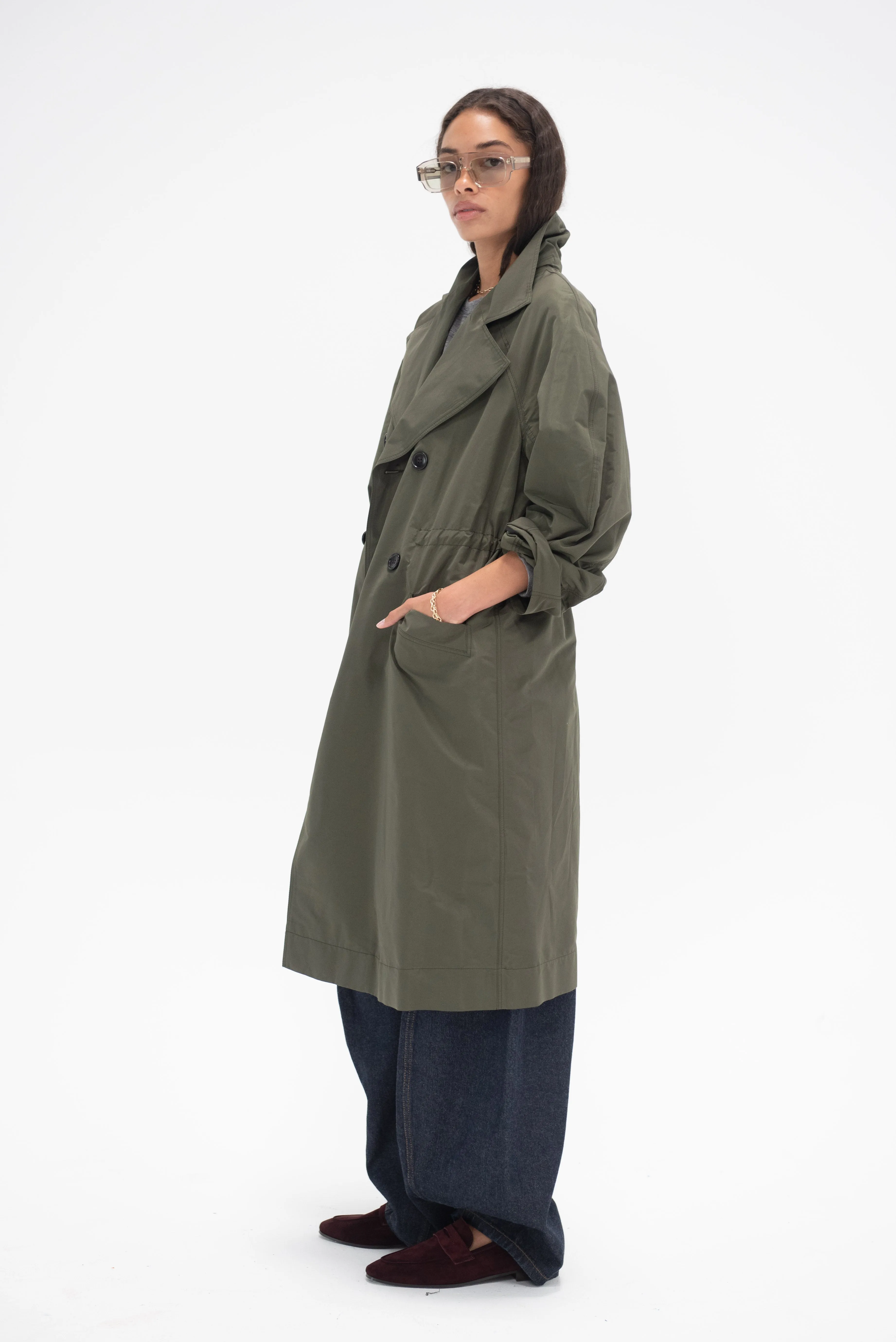 London Calling Trench, Military Green