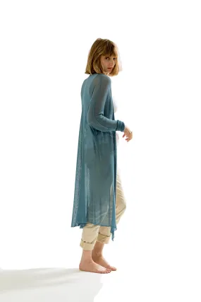 Long Bamboo Cardigan - Teal