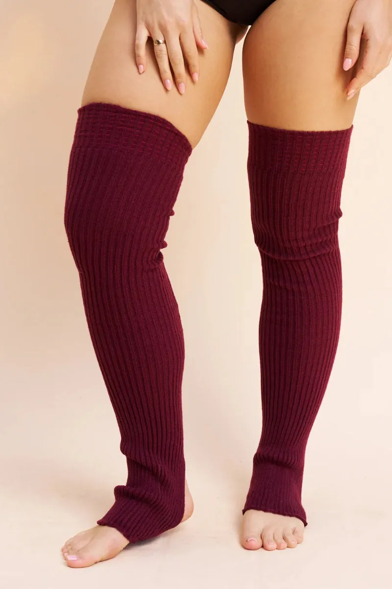 Lunalae Leg Warmers - Wine