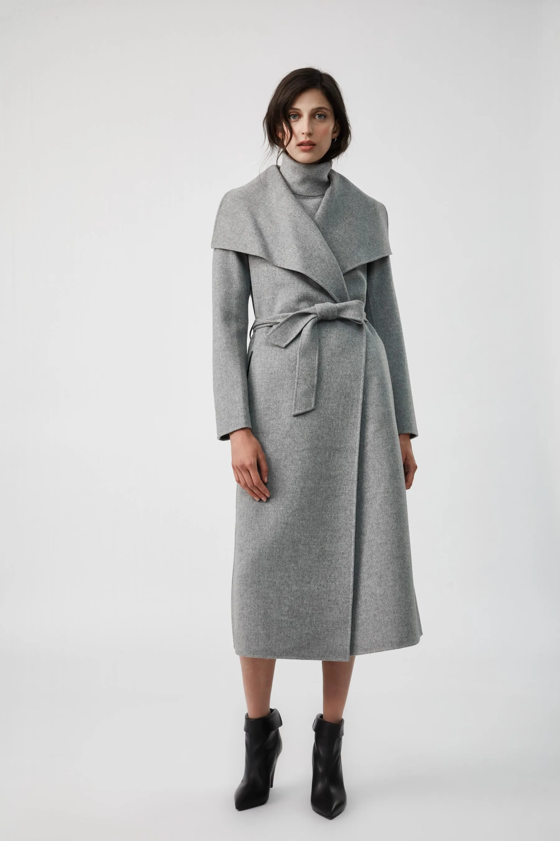 MACKAGE - Mai Wool Coat in Light Grey