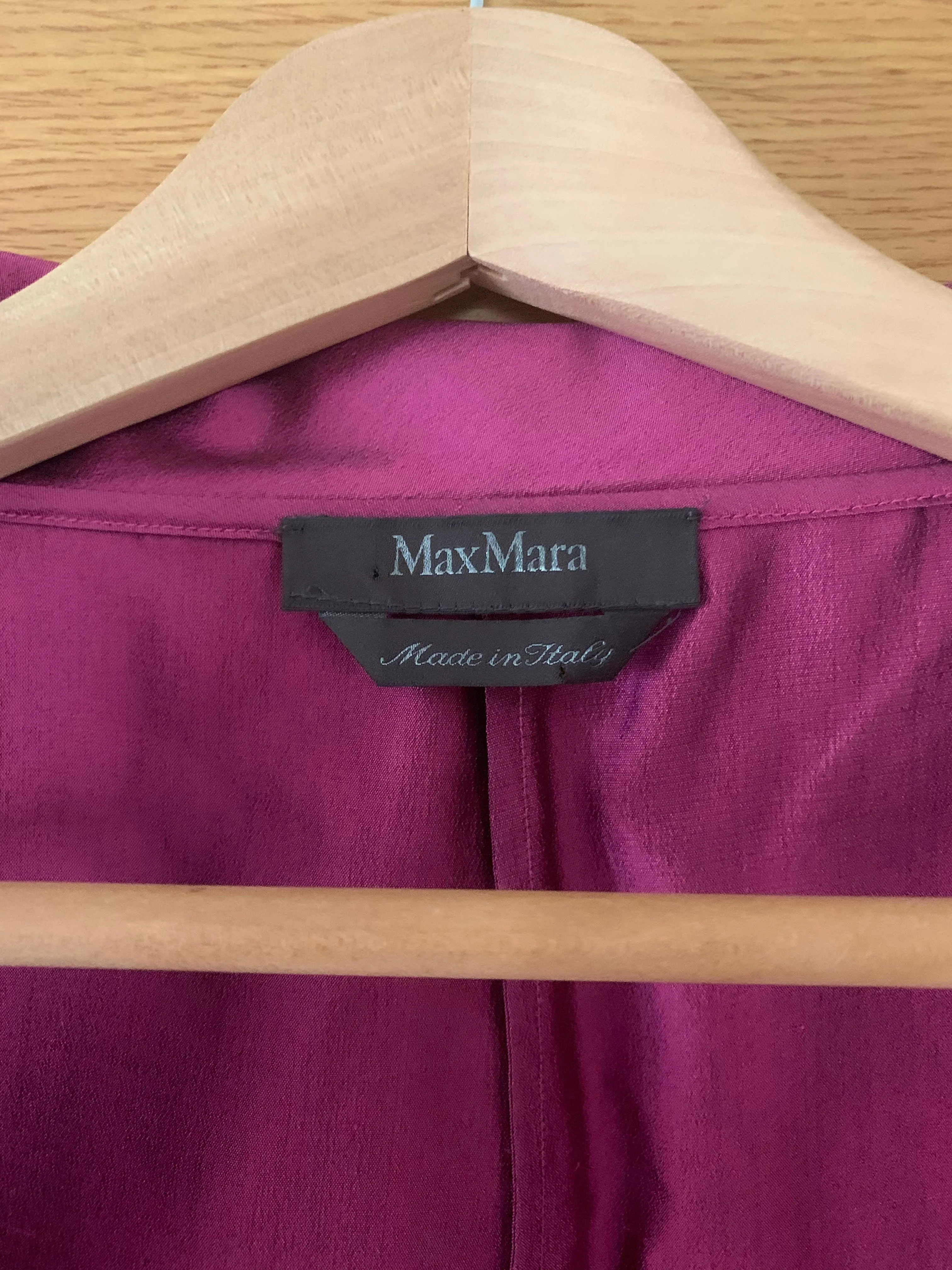 Max Mara Silk Two-Piece Matching Skirt and Jacket Pink Jacket UK Size 8 Skirt UK Size 10