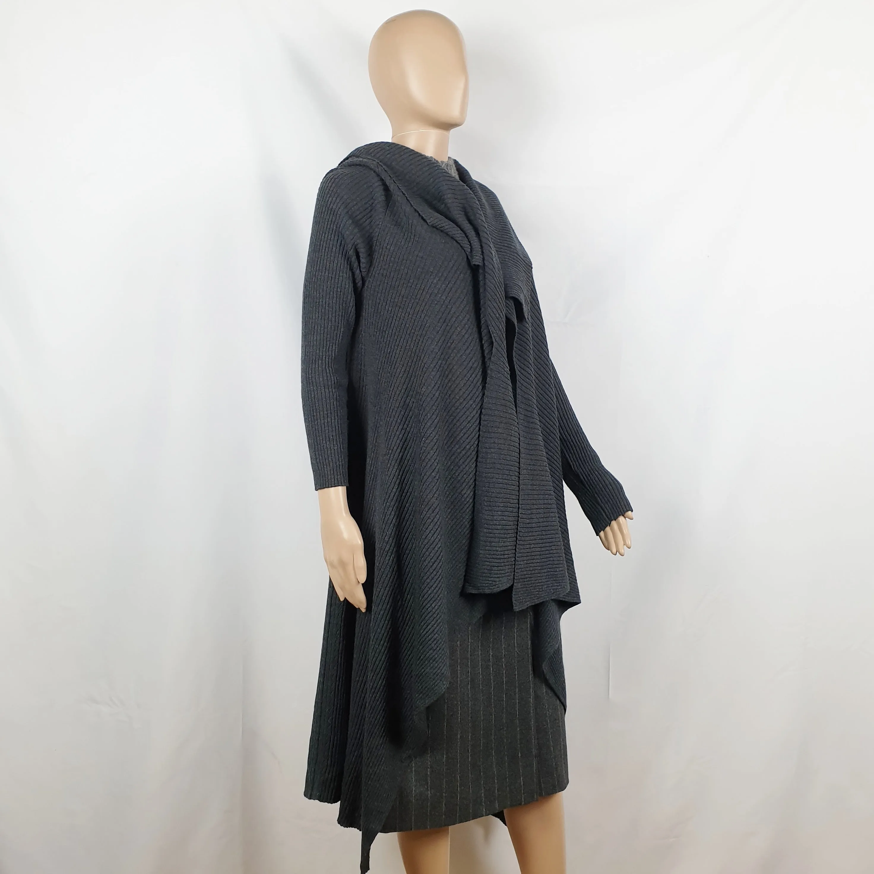 Maxi cardigan Les Copains grigio