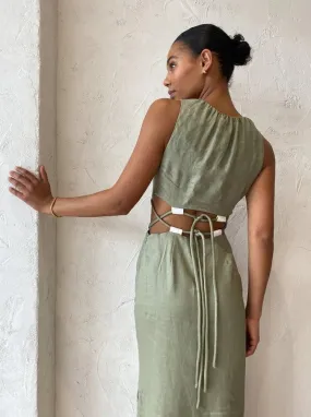 Mayra Deconstructed Maxi Dress